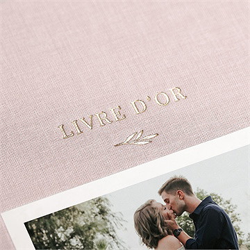 Livre d’or photo originale - Mise en situation