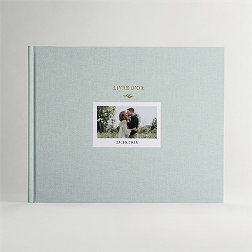 Livre d’or chic en photo
