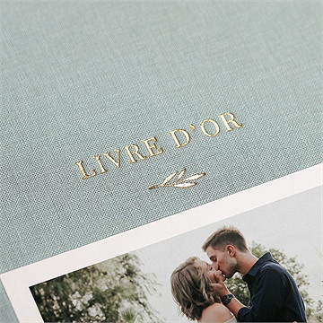 Livre d’or chic en photo - Mise en situation