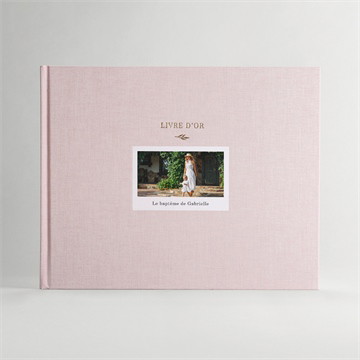 Livre d’or Rose poudré