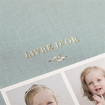 Livre d’or douceur picturale - Mise en situation