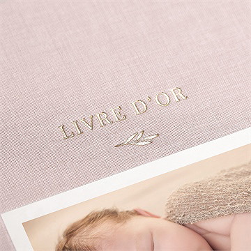 Livre d’or photo personnalisée - Mise en situation