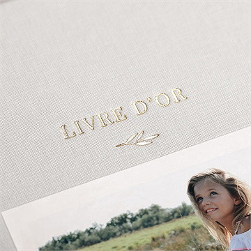 Livre d’or originalité champêtre - Mise en situation