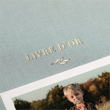 Livre d’or photo minimaliste - Mise en situation