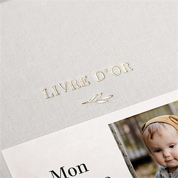 Livre d’or souvenir de mon baptême - Mise en situation