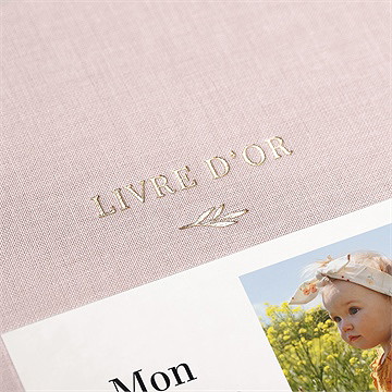 Livre d’or texte et photo - Mise en situation