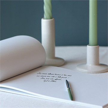 Livre d’or texte et photo - Mise en situation