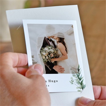 Carte recto-verso - portrait