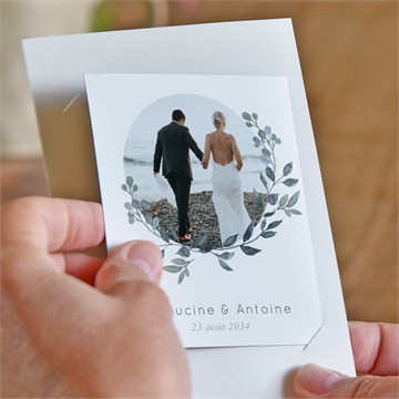 Carte recto-verso - portrait