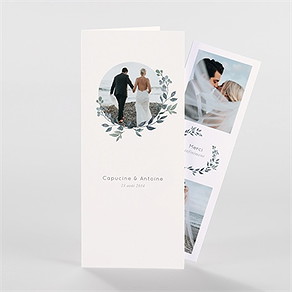 Remerciement mariage rien que nous photomaton duo