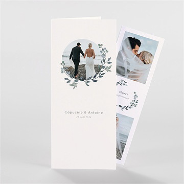 Remerciement mariage rien que nous photomaton duo