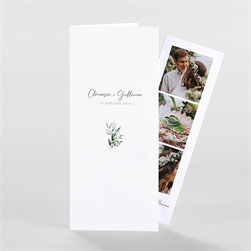 Remerciement mariage lyrisme photomaton duo