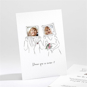 Save the Date mariage jolie devinette