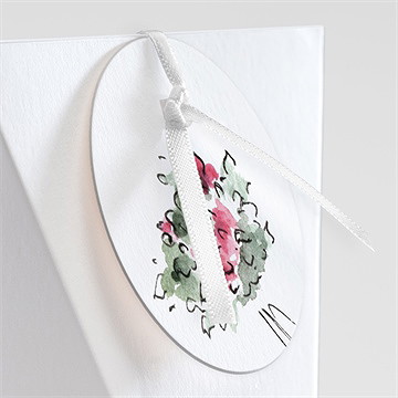 Boîte de dragées mariage jolie devinette étui - Détail de la boîte