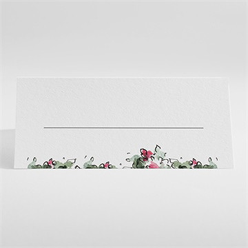 Marque-place mariage jolie devinette - Dos du marque-place