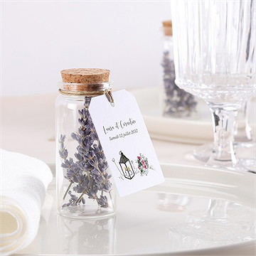 Mignonette mariage jolie devinette étiquette - Mise en situation