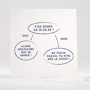 Save the Date mariage allez viens !