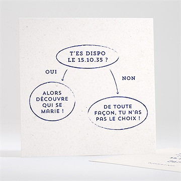 Save the Date mariage allez viens !