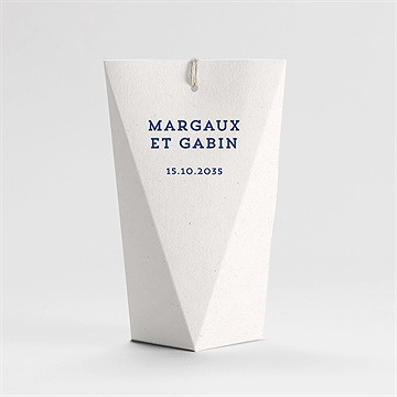 Boîte de dragées mariage allez viens ! étui - Dos de la boîte