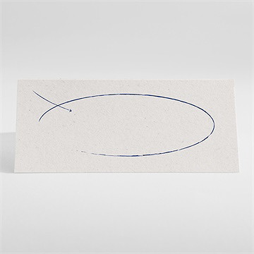 Marque-place mariage allez viens ! - Dos du marque-place