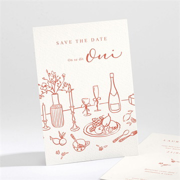 Save the Date mariage a l'italienne
