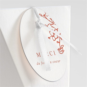 Boîte de dragées mariage légèreté étui - Détail de la boîte