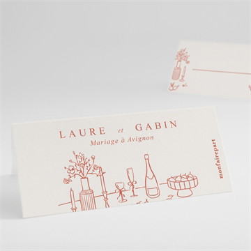 Marque-place mariage a l'italienne