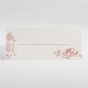 Marque-place mariage a l'italienne - Dos du marque-place