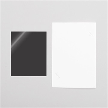 Remerciement mariage a vous de créer 100% plié duo - Dos du remerciement