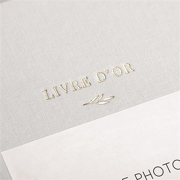 Livre d’or personnalisé - Mise en situation