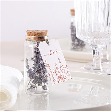 Mignonette mariage légèreté étiquette - Mise en situation