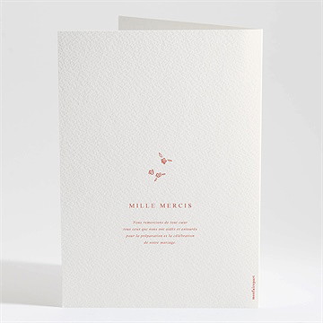 Livret de messe mariage a l'italienne - Dos du livret