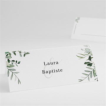 Marque-place mariage végétal