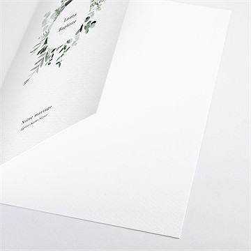 Livret de messe mariage végétal - Détail du livret