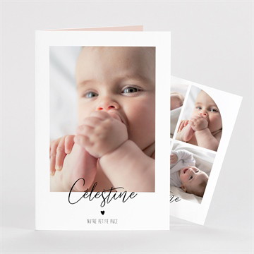 Carte pliée - portrait