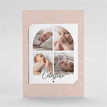 Faire-part naissance petit chéri magnet duo