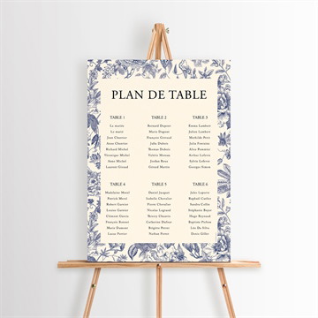Plan de table mariage exotique