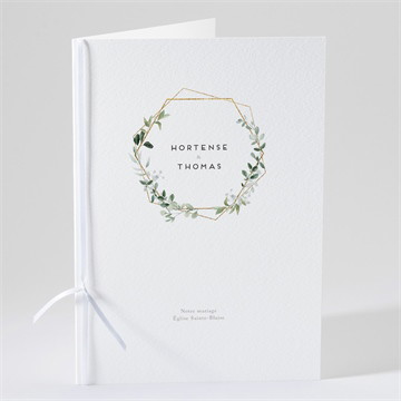 Livret de messe mariage amour elegant
