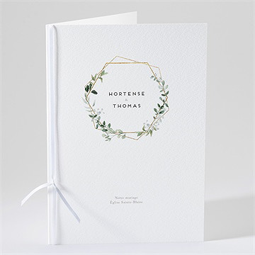 Livret de messe mariage amour elegant