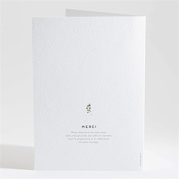 Livret de messe mariage amour elegant - Dos du livret