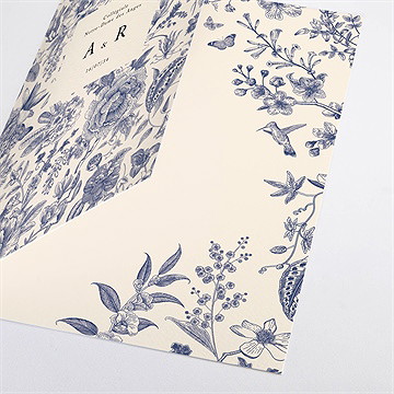 Livret de messe mariage exotique - Détail du livret