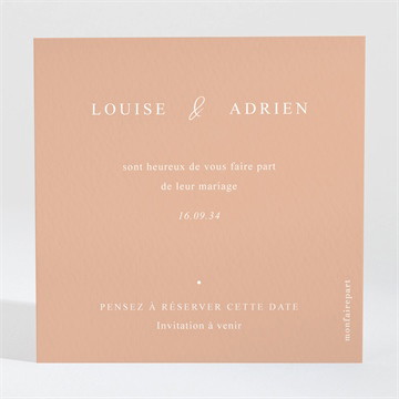 Save the Date mariage bel éclat