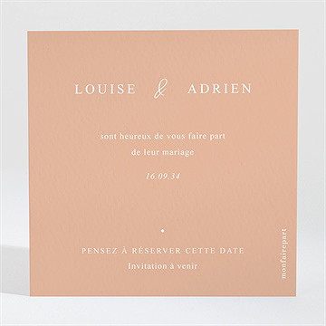 Save the Date mariage bel éclat