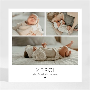 Remerciement naissance notre grand bonheur