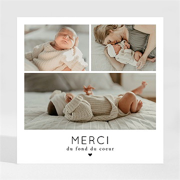 Remerciement naissance notre grand bonheur