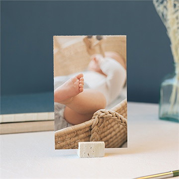 Calendrier détachable ma première année en photos - Mise en situation