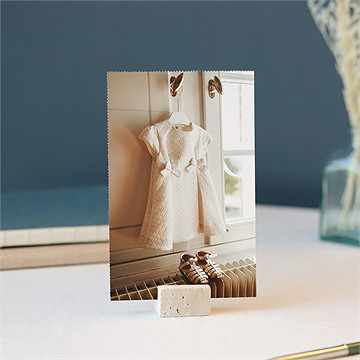 Calendrier détachable mon baptême en photos - Mise en situation