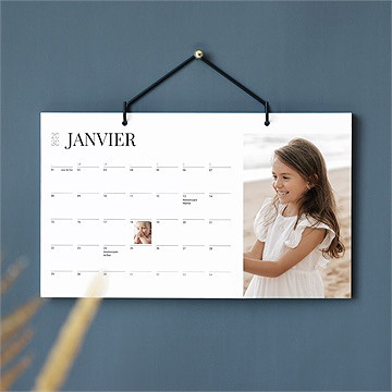 Calendrier détachable ma communion en photos - Mise en situation