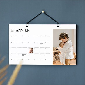 Calendrier détachable ma famille en photos