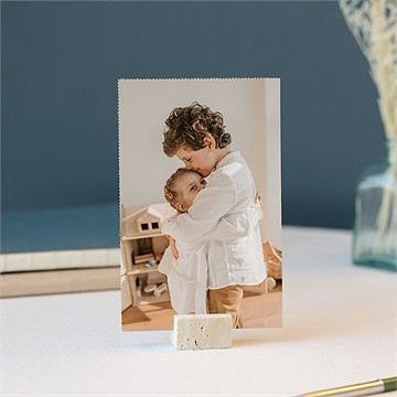 Calendrier détachable ma famille en photos - Mise en situation